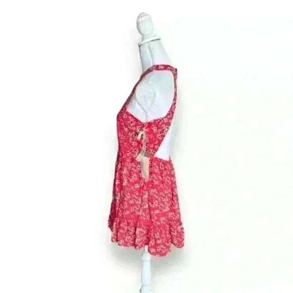 Sunday Mi Amor Floral Halter Dress Size Medium - Picture 4 of 7